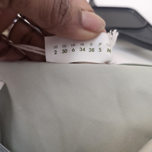 Silver Draped Cap Sleeve Blouse - Picture 2 of 5